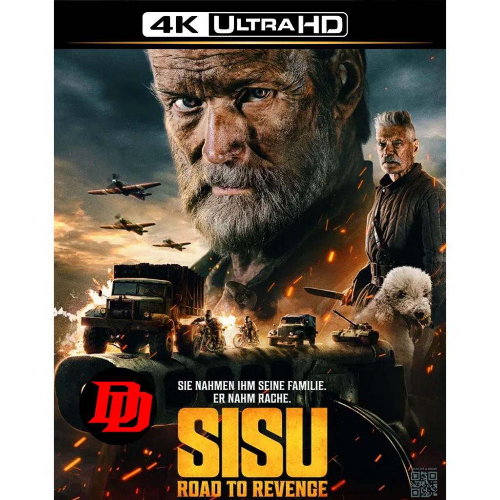 4K UHD หนังเวอร์ชั่นไทย Movie ใหม่ Sisu Road To Revenge (2025) เฒ่ามหากาฬ 2- แผ่นหนัง 4K UHD Movie 4