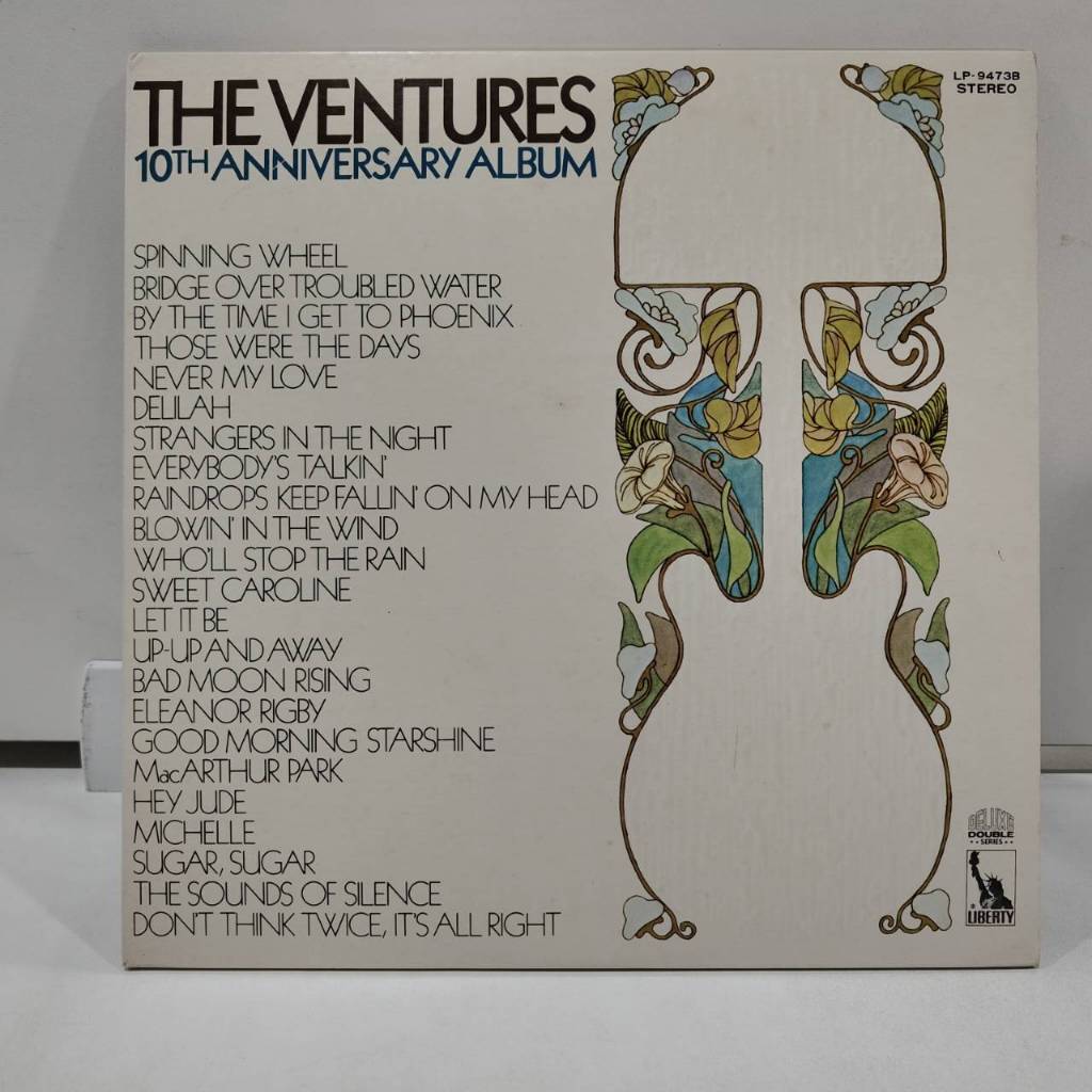 2LP Vinyl Records แผ่นเสียงไวนิล THE VENTURES อัลบั้มครบรอบ 10 ปี ปี 1970 LP-9473B (E10A41)