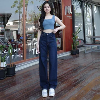 กางเกงยีนส์ขากระบอก รุ่น Thiny Jeans