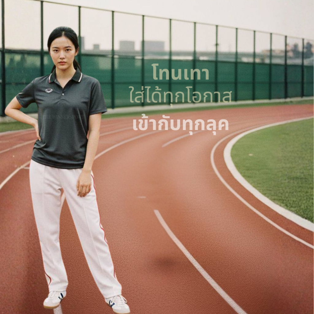 12285 เสื้อโปโลปกทอแต่งแถบ ราคา ถูกที่สุด ดีลบีเคเค แกลเลอรีภาพที่ 4