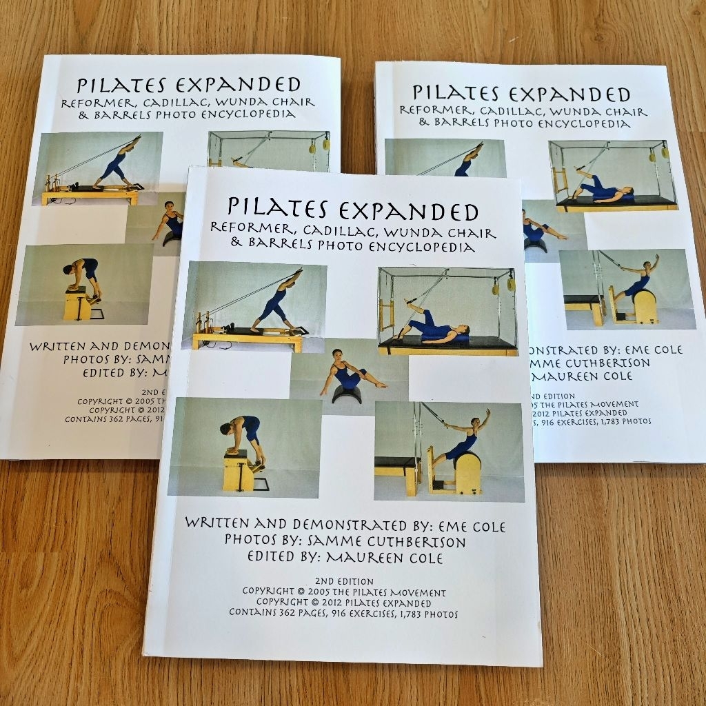 #Pilest 5 In 1 เล่ม #หนังสือPILATES EXPANDEDREFORMER, CADILLAC, WUNDA CHAIR& BARRELS PHOTO ENCYCLOPE