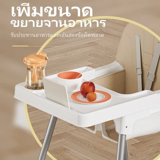 เก้าอี้กินข้าวเด็ก IKEA ปรับระดับ 4เก้าอี้กินข้าว ถาดกว้าง ชุดกินข้าว โต๊ะกินข้าวเด็ก