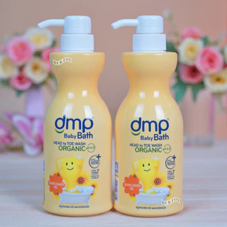 DMP ดีเอ็มพี organic สบู่เหลวอาบน้ำสระผม 450 มล. แถม 450 มล.
