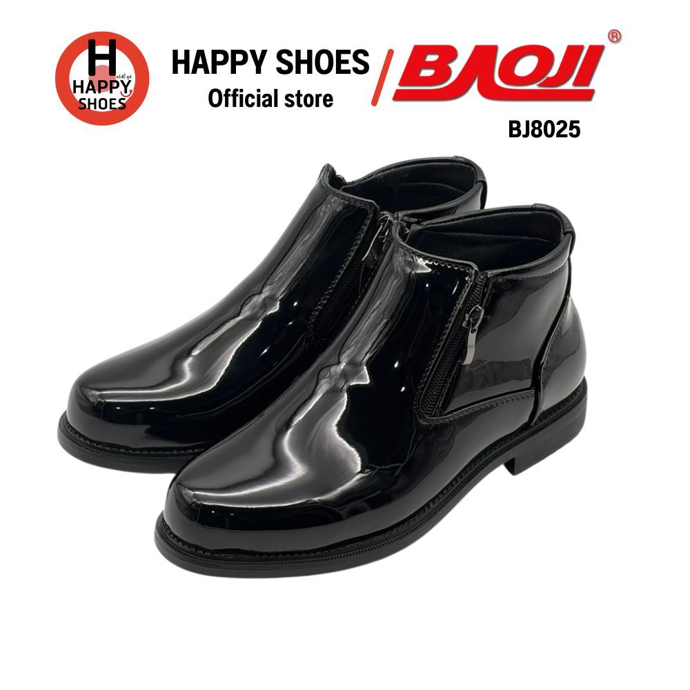 [🥇บาโอจิแท้100%🔢ไซส์39-46🆓ฟรี...ถุงเท้า 1 คู่] BAOJI รุ่น BJ8025 รองเท้าฮาฟชาย รองเท้าคัทชูชาย หนังเ