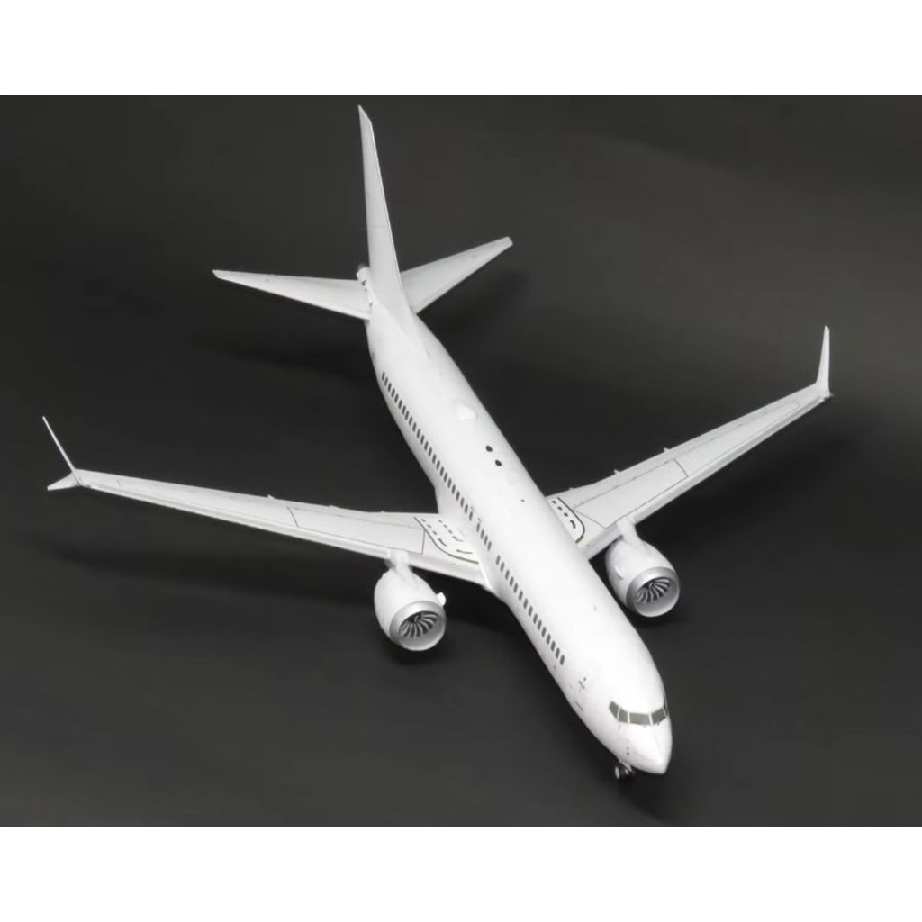 B737Max8 modelpaper โมเดลเครื่องบินกระดาษ 1:100