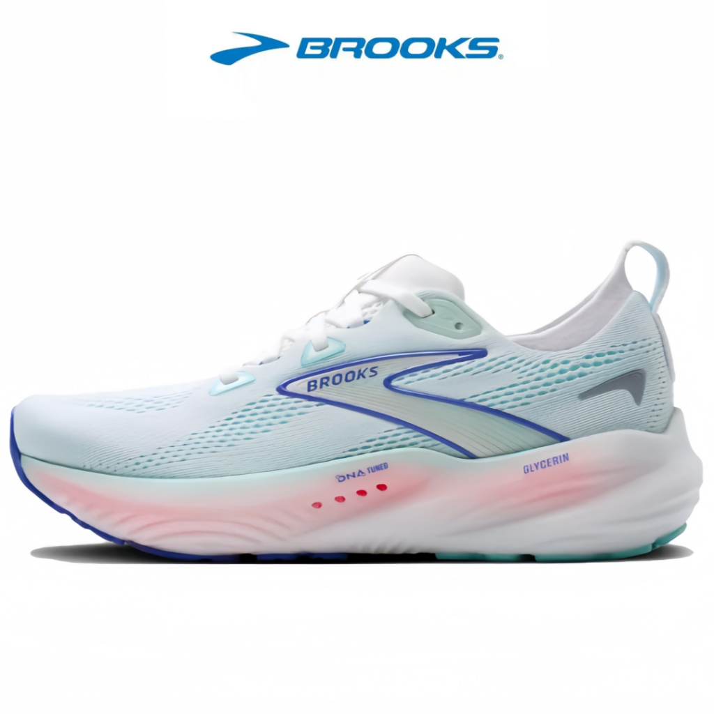 Brooks Glycerin 22 น้ำเงินขาว（ของแท้ 100 %）