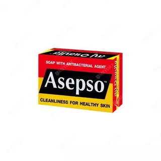 ( แบบก้อน ) Asepso Soap อาเซปโซ โซฟ สบู่อาบน้ำ 70-80 กรัม