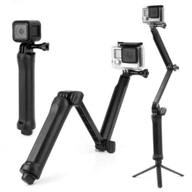 ไม้ 3 Way Gopro Three-Way Tripod มือจับ ขาตั้งกล้อง GoPro