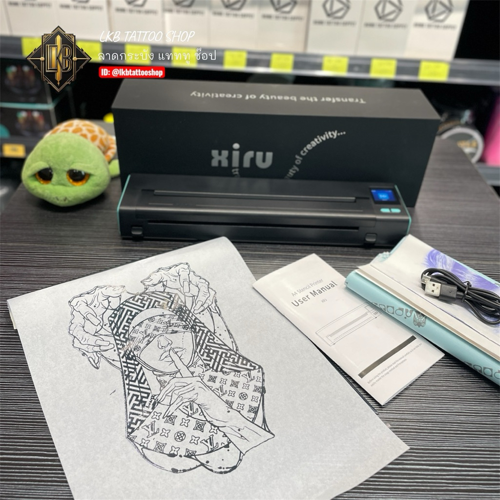 เครื่องปริ้น ลอกลายXIRU XR3 Tattoo Printer