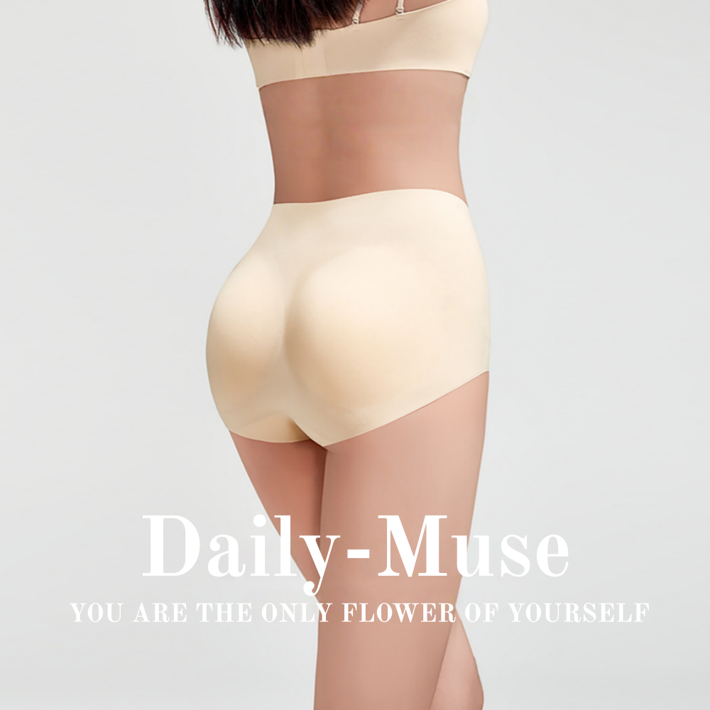 Daily-Muse สิ่งประดิษฐ์ยกก้น แผ่นรองก้นปลอมขึ้นรูป ดีไซน์ชิ้นเดียวไร้รอยต่อ ก้นสวยงาม กางเกงชั้นในผู้หญิงก้นรูปพีช