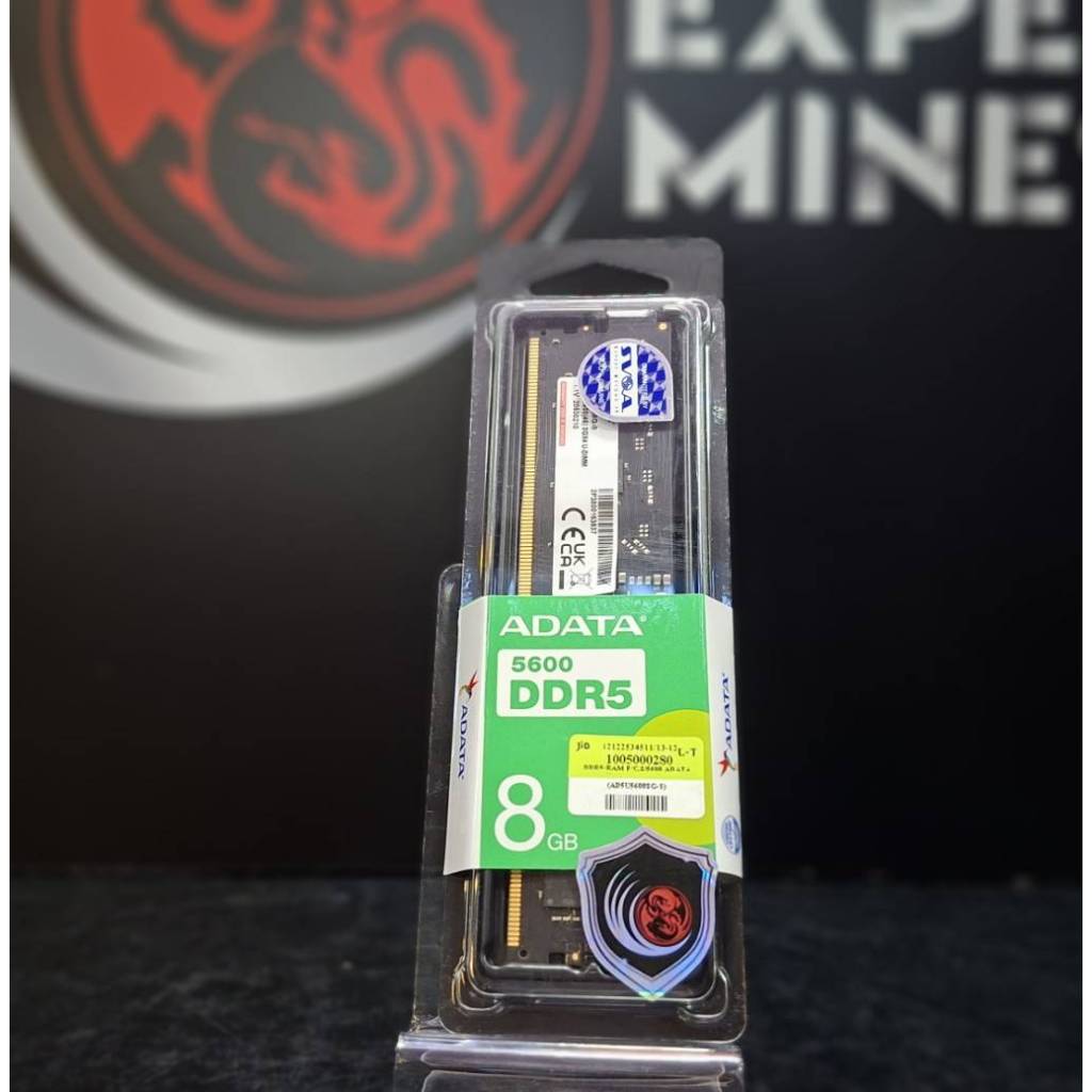 ADATA DDR5 U-DIMM 8GB (8GBx1) DDR5 5600MHz AD5U56008G-S