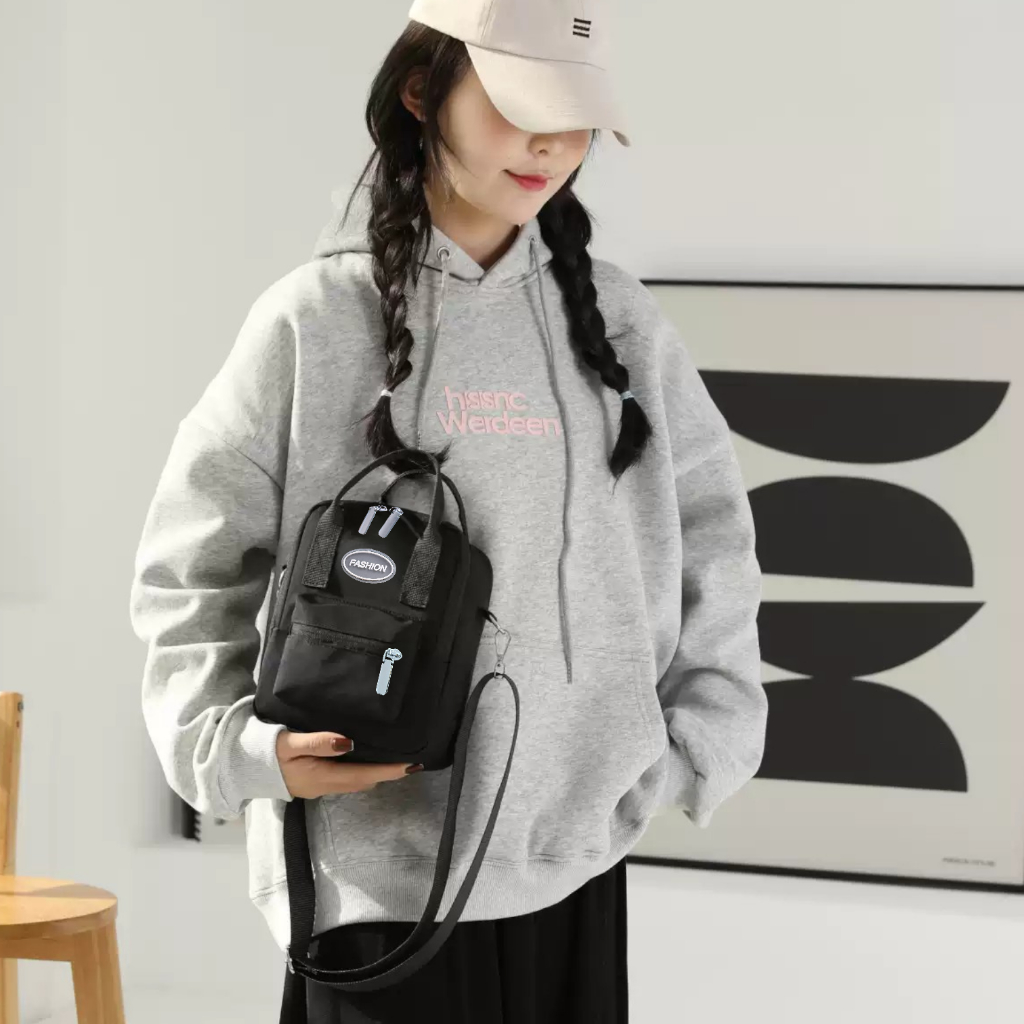 [BG02] กระเป๋าสะพายข้างมินิ กระเป๋าถือผู้หญิง ผ้าไนลอนกันน้ำ ช่องเยอะ ใส่มือถือ แฟชั่นใช้งานทุกวัน