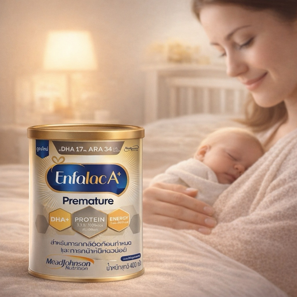 Enfalac A+ Premature นมสำหรับเด็กคลอดก่อนกำหนด ขนาด 400 กรัม
