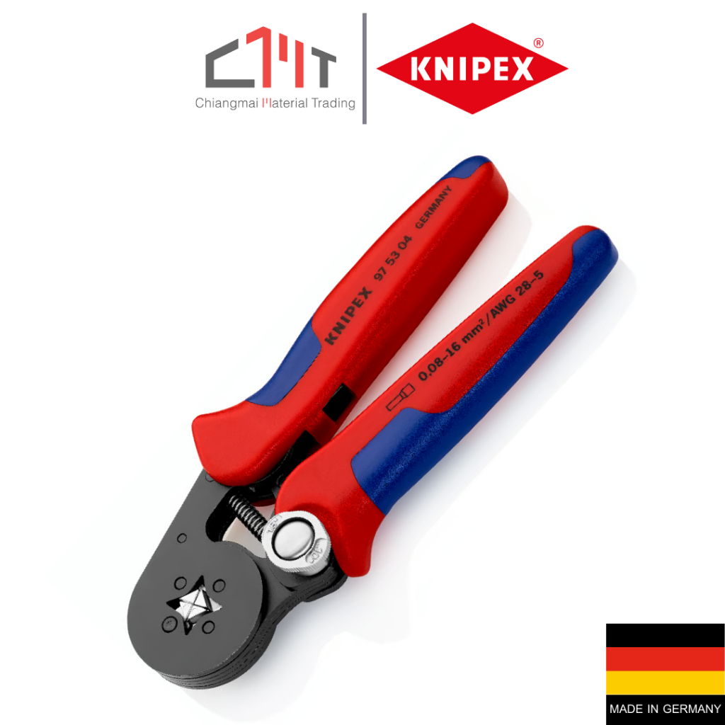 KNIPEX คีม ย้ำสลีป Cord end No.97 53 04