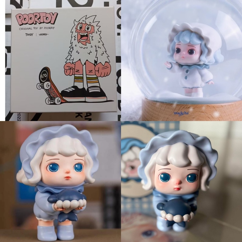 Poorboy toy และ Mackcha Baby Chalotte : Winter Snow Globe Limited Quantity