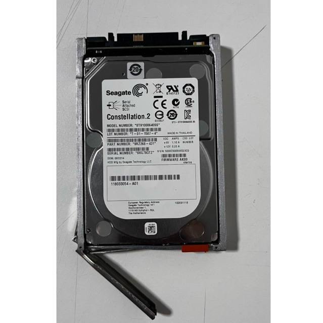 Seagate Constellation.2 ST91000640NS 1TB 2.5in SATA 7200RPM Hard Drive