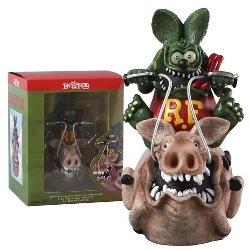 ฟิกเกอร์ ของเล่นสะสม Rat fink dark nights