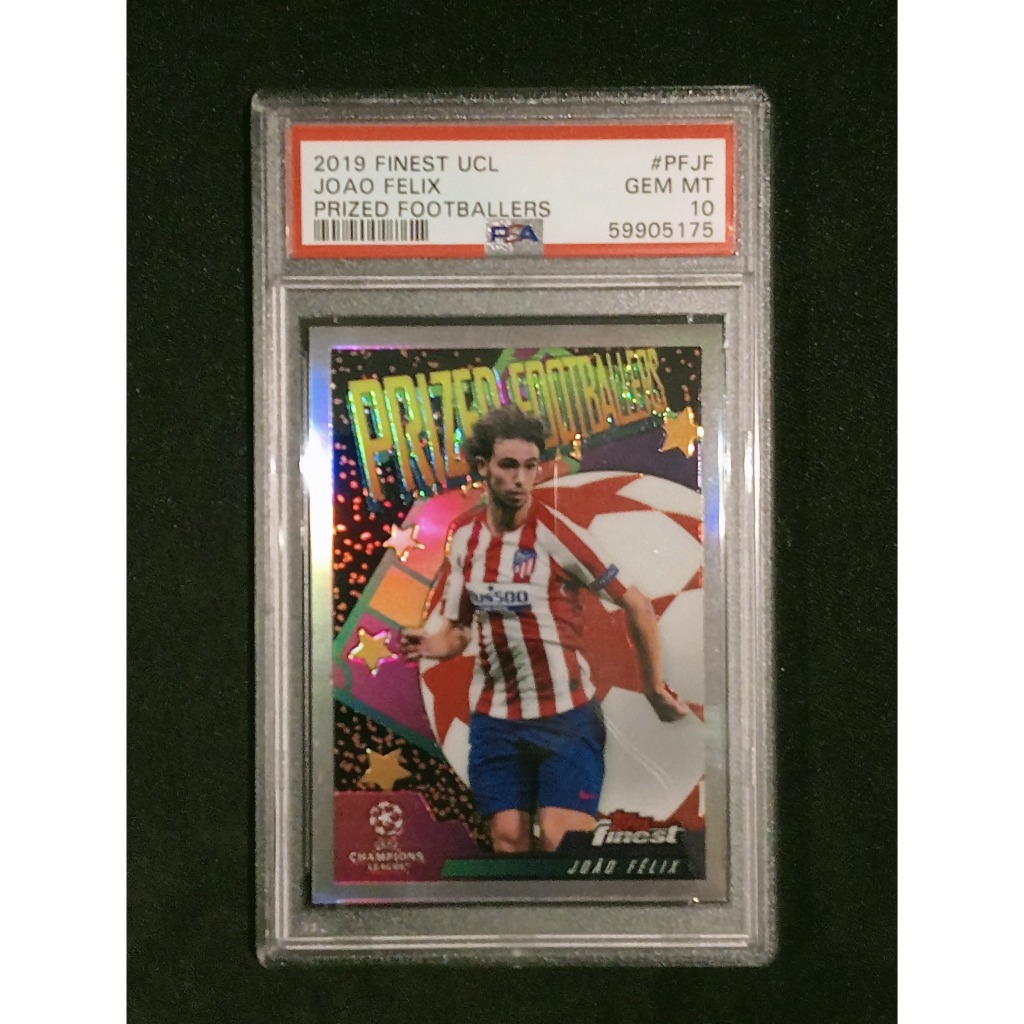 2019 Topps Finest Prized Footballers #PFJF Joao Felix Rookie Card PSA 10