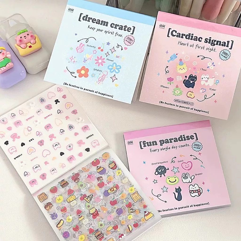 🧸 สมุดสติ๊กเกอร์สไตล์เกาหลี สติ๊กเกอร์ชินจัง หมีเนย sanrio สติ๊กเกอร์การ์ตูน 💕 | จัดส่งทันที 🚛