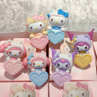 >พร้อมส่งใน 🇹🇭<🩵ตัวเกาะโทรศัพท์ กล่อมชมพูเท่านั้น🩷Sanrio hippers V.2🩵กาวรูปหัวใจ🎀 มีกาวแถม น่ารัก ขนกำมะหยี่ 🤍🫶🏻🩷🩵ลุ้นซี