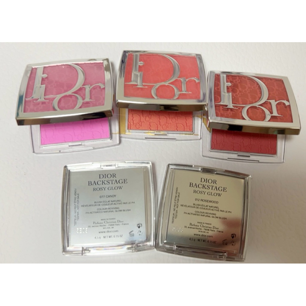 💥สินค้าไม่มีกล่อง No box ฟรีถุงหูหิ้วและริบบิ้น Dior💥Backstage Rosy Glow Stick Blush • 6g