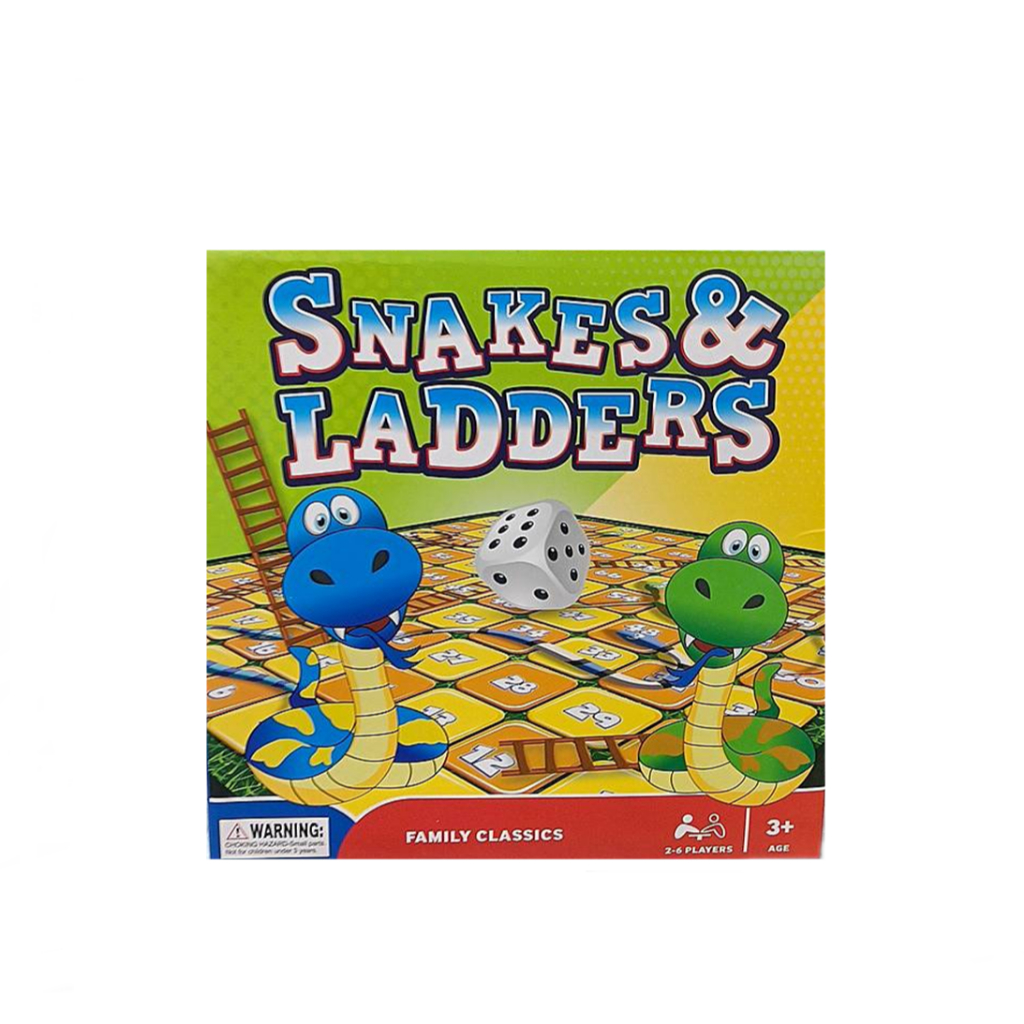 พร้อมส่ง เกมส์กระดาน เกมบันไดงู Snakes Ladders เกมส์สำหรับครอบครัว เล่นได้หลายคน