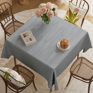 🚚ส่งจากไทย🚚ผ้าปูโต๊ะ PVC ผ้าคลุมโต๊ะสี่เหลี่ยม กันน้ํา กันน้…