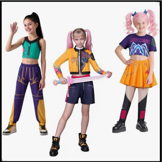 คอสเพลย์ K-POP Demon Slayer เครื่องแต่งกายสำหรับเด็ก แบบ Rum…