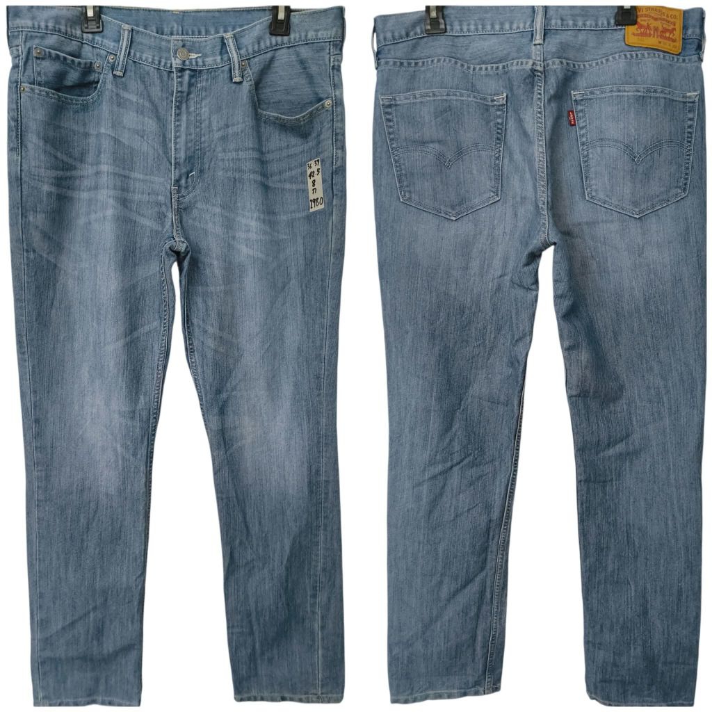 รหัส ก.2980 ลีวายรุ่น511 เอว36-37 ยาว42.5 ปลายขา8 ยีนส์ชายมือสอง