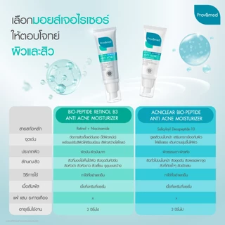 [NEW] PROVAMED BIO-PEPTIDE RETINOL B3 ANTI ACNE MOISTURIZER 40 ML