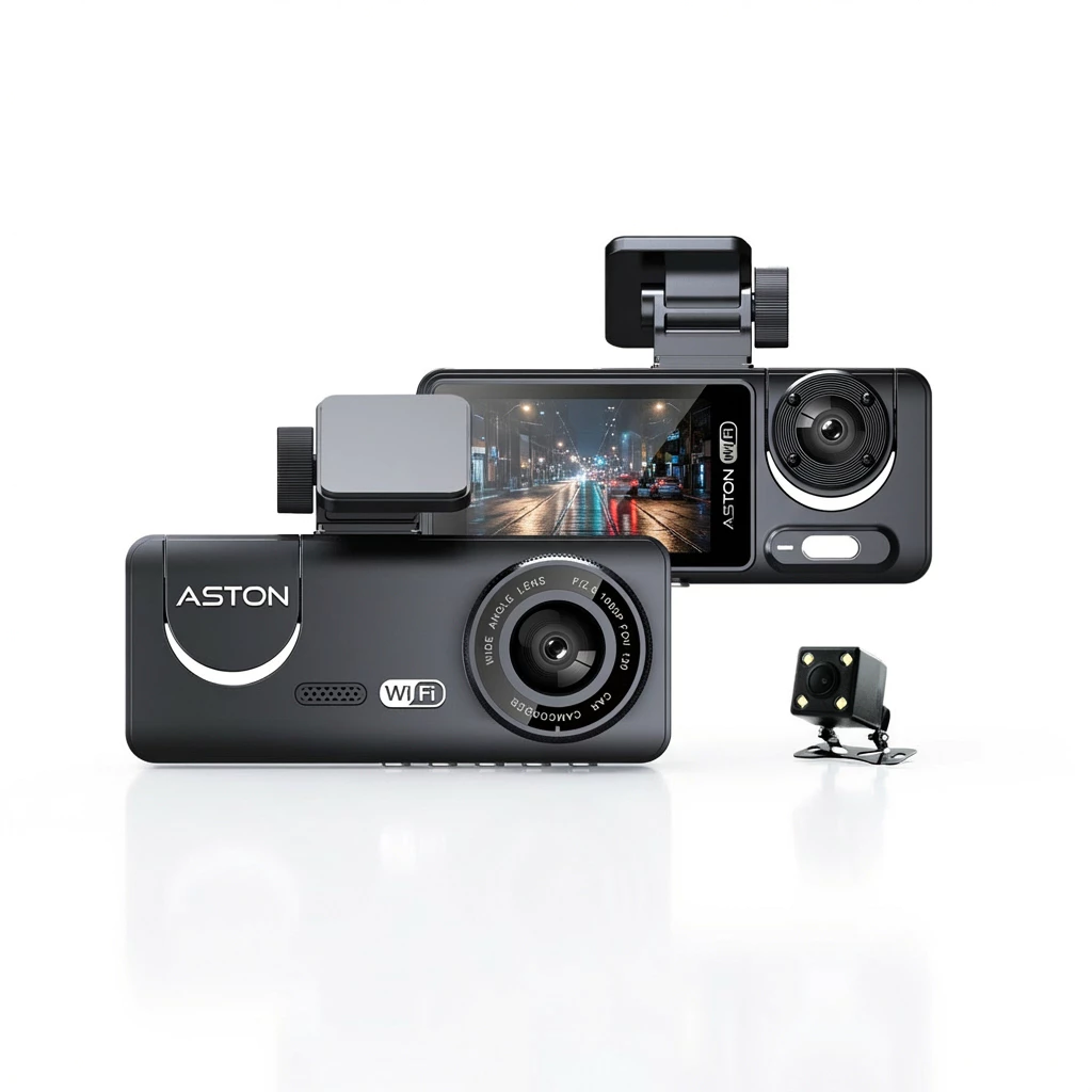 [3กล้อง2K] Aston Triple Wifi 2K กล้องติดรถยนต์ 3 กล้อง รุ่นใหม่ ความชัด 2K รองรับบันทึกขณะจอด 24ชม บันทึกวนซ้ำ ประกัน1ปี thumbnail 3