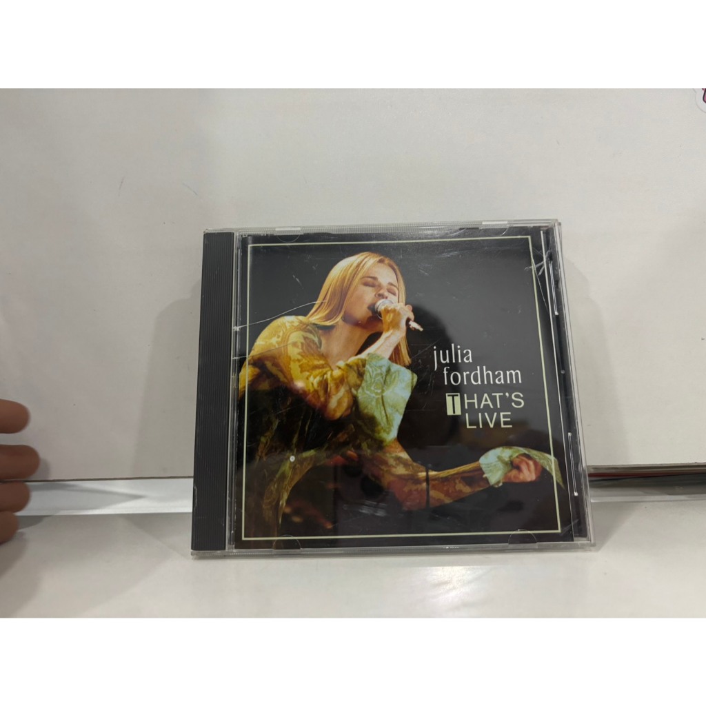 1 CD MUSIC  ซีดีเพลงสากล   julia fordham HAT'S LIVE     (N10E18)