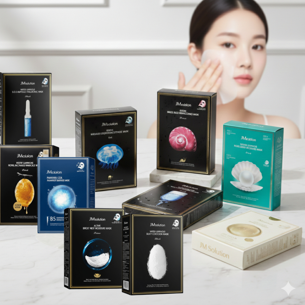 🎁Follow-10฿🎁JMsolution Mask ของแท้ พร้อมส่ง มาส์กหน้าบำรุงล้ำลึก ช่วยฟื้นฟูผิว ให้ดูใสเนียนสุขภาพดี