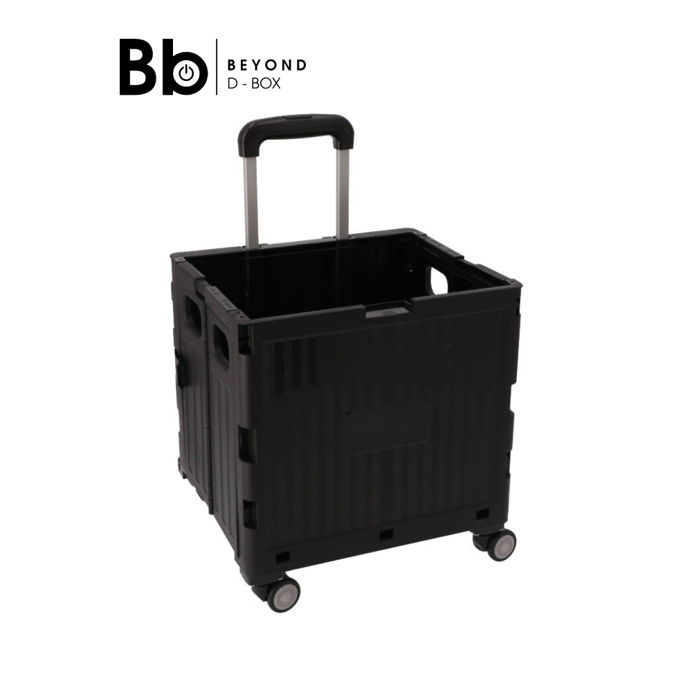 รถเข็นพับได้ UP7 Folding Shopping Cart Black by BB Beyond D-Box