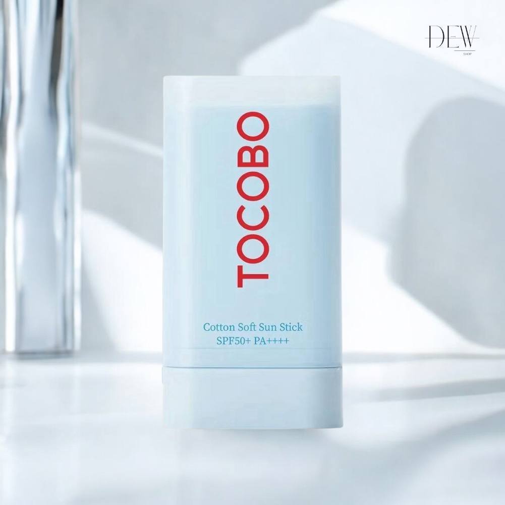 พร้อมส่ง TOCOBO Cotton Soft Sun Stick SPF50+ PA++++ 19g กันแดดเนื้อบางเบา คุมมัน ไม่เหนอะหนะ