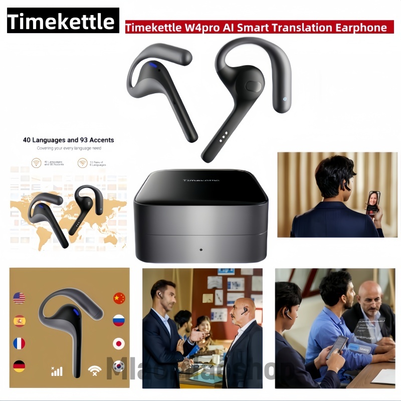 【พร้อมส่ง】Timekettle - W4 Pro AI Interpreter Earbuds