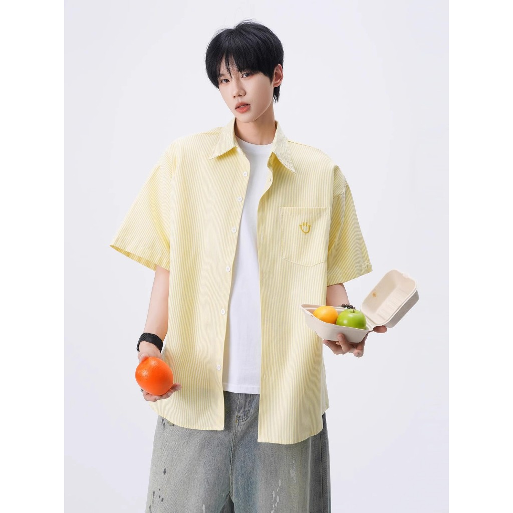 เสื้อเชิ้ตฮาวายคุณภาพสูงผลิตจากวัสดุคุณภาพดีสามารถจัดส่งได้ทุกเวลาM-3XL