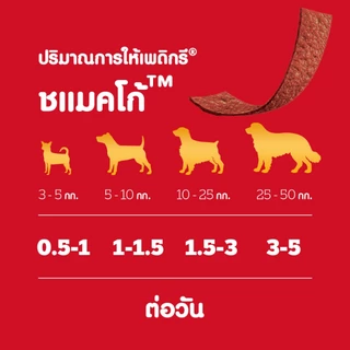 PEDIGREE SCHMACKOS เพดดิกรี ขนมสุนัข ชแม้กโก้ รสตับย่าง/เนื้อรมควัน 300ก.