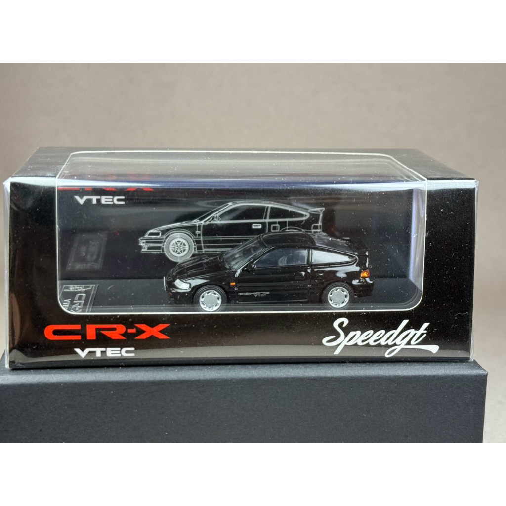 🔹Honda CRX VTEC Black Scale 1:64 ยี่ห้อ Speedgt