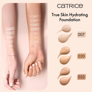 Catrice True Skin Hydrating Foundation คาทริซ ทรูสกินไฮดราติ้งฟาวเดชั่น รองพื้นติดทนกันน้ำ