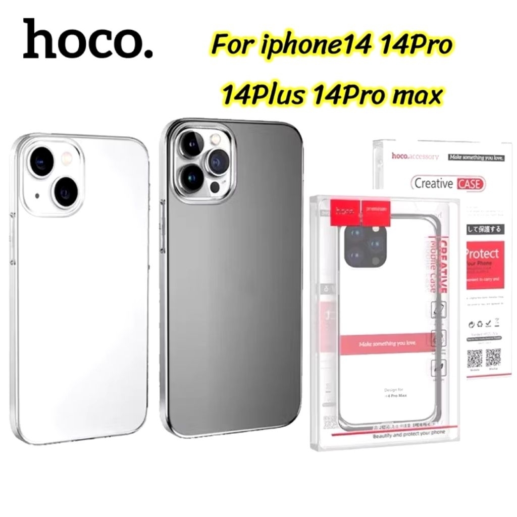 【รุ่นใหม่】เคสใสHoco สำหรับรุ่นiPhone 16 Pro max 15 pro max 14 14pro max 13 13pro max 12 12promax 11 11pro max 7 8 se2