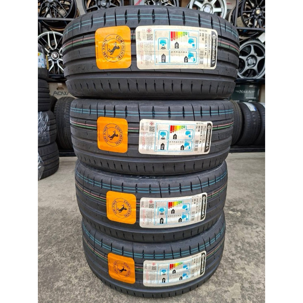 🚗🚓Continental 205/45/17​ MC7 ยางใหม่ปี25