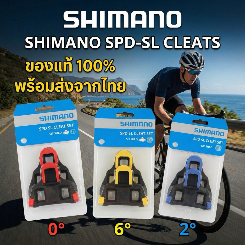 คลีท หมอบ SHIMANO แท้ 100% ปลดง่าย สุดทน รีวิว จากผู้ใช้งานจริง