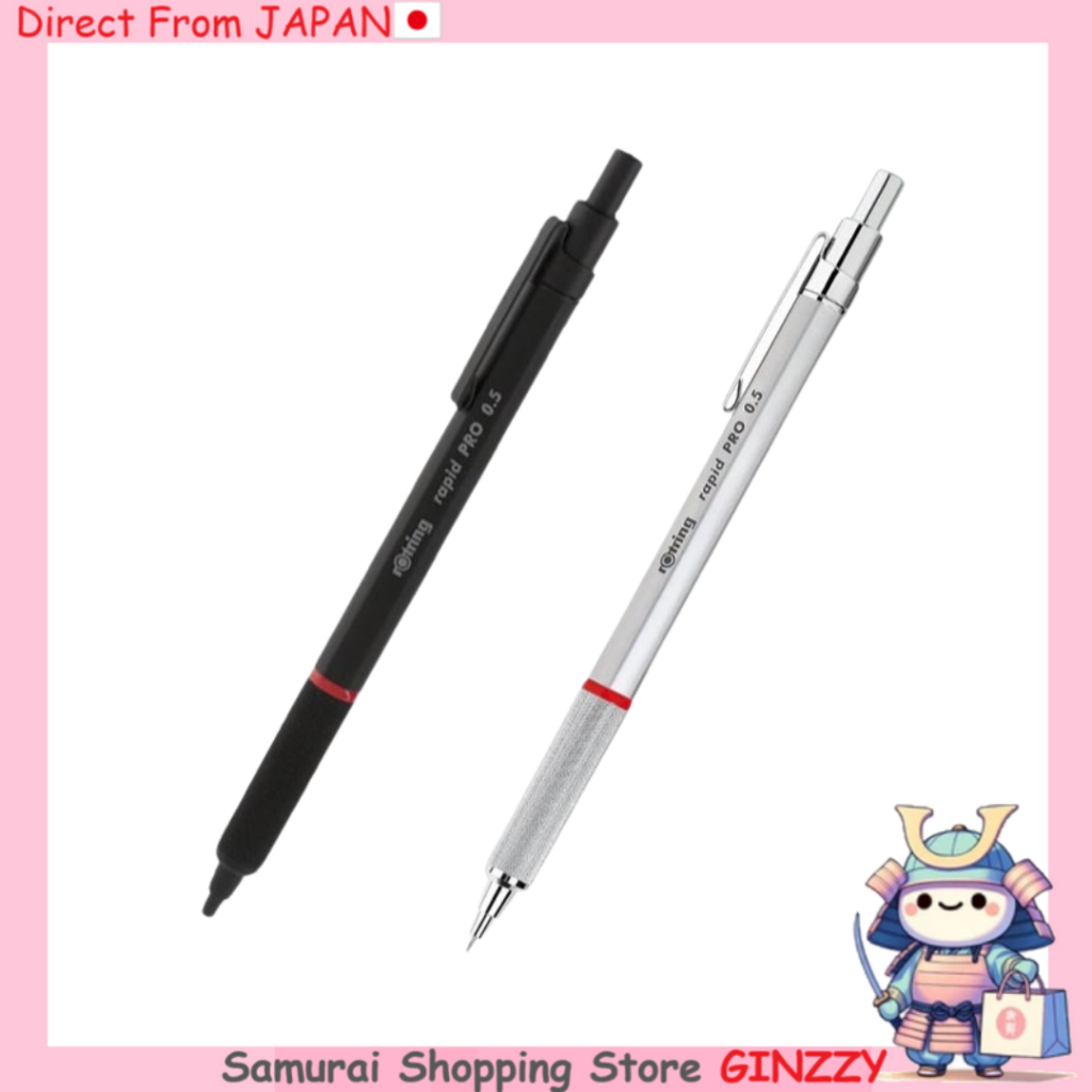 Rotring Rapid Pro 0.5mm สีดำ / เงิน Japan Stationery