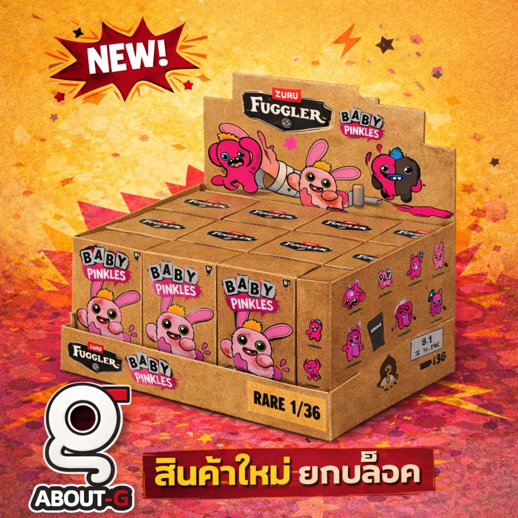 พร้อมส่ง Fuggler  Baby Pinkles ของแท้ By Fuggler Monster