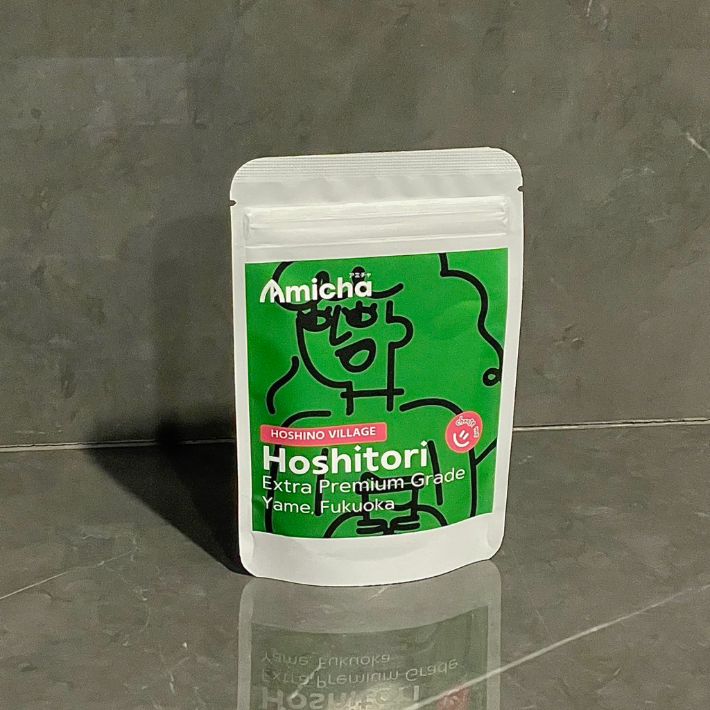 (พร้อมส่ง) AMICHA matcha - HOSHITORI - HOSHINO VILLAGE ผงมัทฉะจากเมืองยาเมะ, ฟุกุโอกะ ประเทศญี่ปุ่น