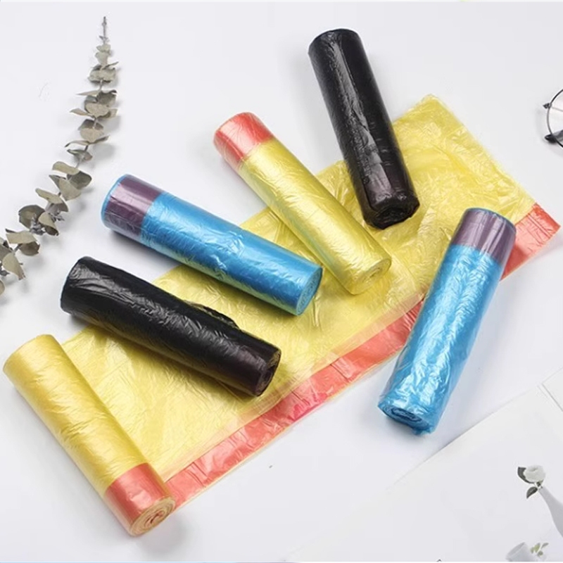 ถุงขยะเชือกรูด สุ่มสีเท่านั้น รับน้ำหนักได้ดี ไม่รั่วซึมง่าย ถุงขยะหนา เก็บสิ่งปฏิกูล วัสดุพลาสติกอย่างหนา - รูปที่ 7