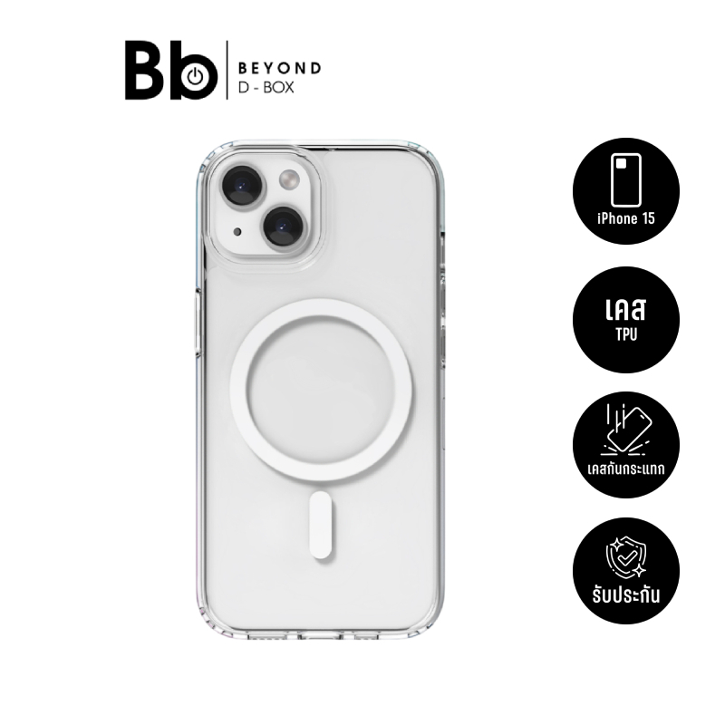 JTLEGEND เคส iPhone 13/14/15 Hybrid Cushion Mag Crystal Clear by BB Beyond D-Box