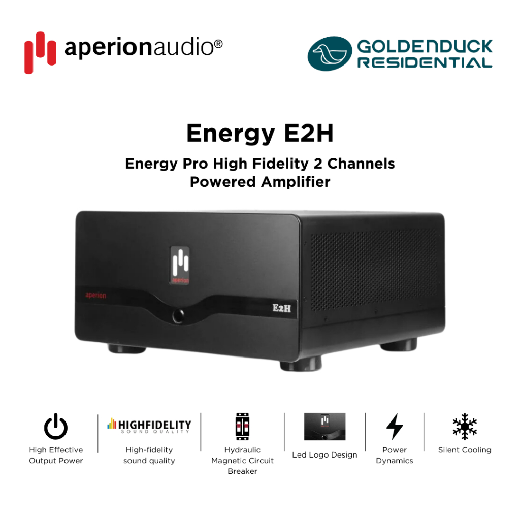 Aperion Energy Pro High Fidelity 2 Channels Powered Amplifier