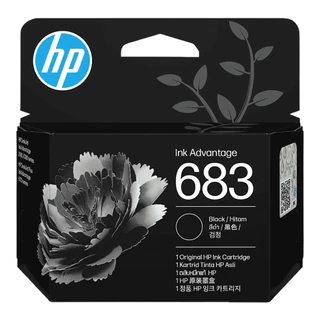 INK (หมึกสำหรับเครื่องพิมพ์) HP 683 BLACK ORIGINAL INK ADVANTAGE CARTRIDGE - 7FP39ZA